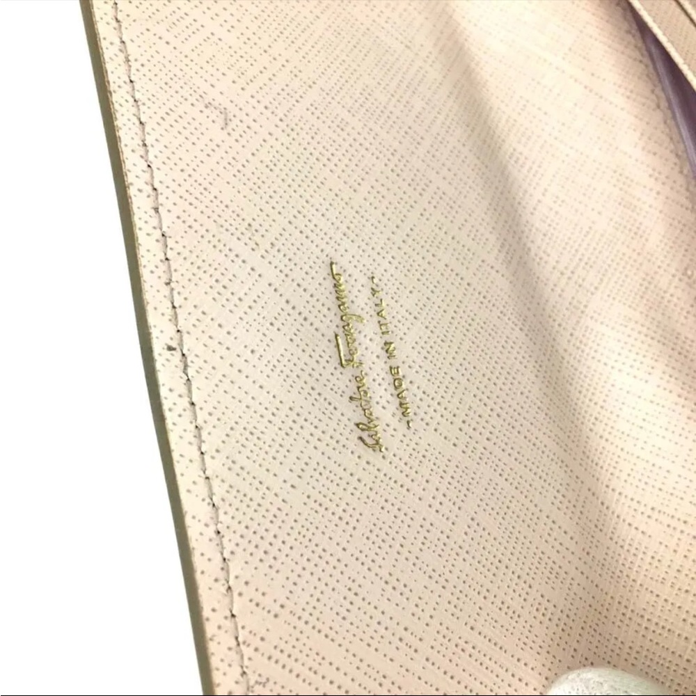Salvatore Ferragamo Vara Leather Long Bifold Wallet - Picture 8 of 8